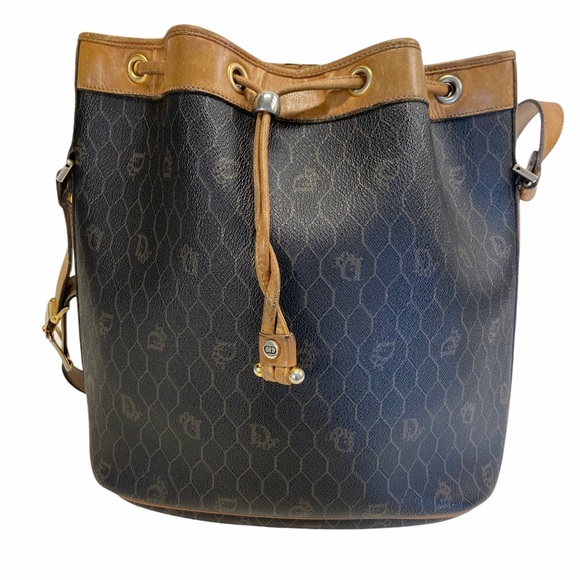 Vintage Dior Bucket Bag with Pouch - Picture 3 of 4